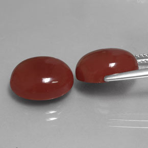 Achetez naturel ct rouge cornaline gems, coupe ovale, en provenance inde chez gemselect. en stock, livraison internationale!