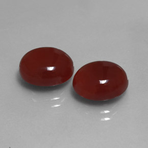 Achetez naturel ct Rouge Cornaline gems, Coupe ovale, En provenance Inde chez GemSelect. En stock, livraison internationale!