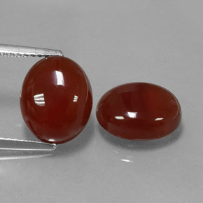 Achetez naturel ct rouge cornaline gems, coupe ovale, en provenance inde chez gemselect. en stock, livraison internationale!