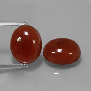 Achetez naturel ct rouge cornaline gems, coupe ovale, en provenance inde chez gemselect. en stock, livraison internationale!