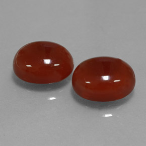 Achetez naturel ct rouge cornaline gems, coupe ovale, en provenance inde chez gemselect. en stock, livraison internationale!