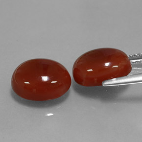 Achetez naturel ct rouge cornaline gems, coupe ovale, en provenance inde chez gemselect. en stock, livraison internationale!
