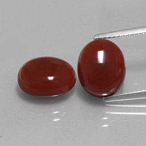 Achetez naturel ct rouge cornaline gems, coupe ovale, en provenance inde chez gemselect. en stock, livraison internationale!