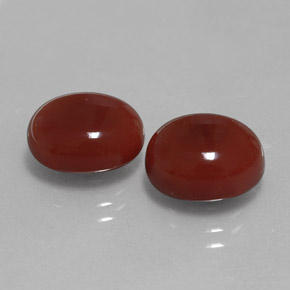 Achetez naturel ct rouge cornaline gems, coupe ovale, en provenance inde chez gemselect. en stock, livraison internationale!