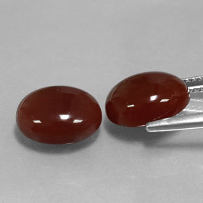 Achetez naturel ct rouge cornaline gems, coupe ovale, en provenance inde chez gemselect. en stock, livraison internationale!