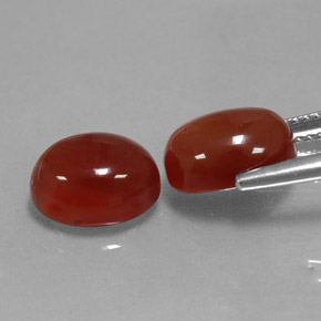 Achetez naturel ct rouge cornaline gems, coupe ovale, en provenance inde chez gemselect. en stock, livraison internationale!