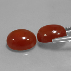 Achetez naturel ct orange cornaline gems, coupe ovale, en provenance inde chez gemselect. en stock, livraison internationale!