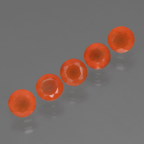 Achetez naturel ct Rouge orange Cornaline gems, Coupe roude, En provenance Inde chez GemSelect. En stock, livraison internationale!