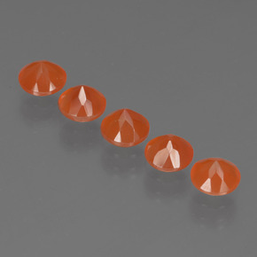 Achetez naturel ct Rouge orange Cornaline gems, Coupe roude, En provenance Inde chez GemSelect. En stock, livraison internationale!