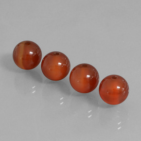 Achetez naturel ct Rouge brunâtre Cornaline gems, Sphère / Boule, En provenance Inde chez GemSelect. En stock, livraison internationale!