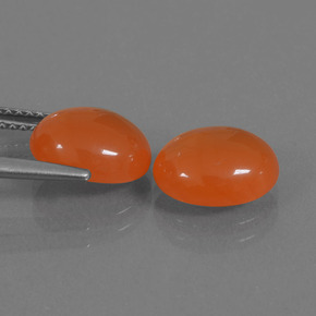 Achetez naturel 5.12ct Orange moyen Cornaline gems, Coupe ovale, En provenance Inde chez GemSelect. En stock, livraison internationale!