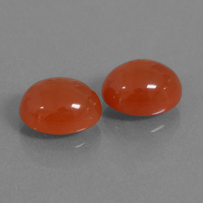 Achetez naturel ct Rouge-orange Cornaline gems, Coupe ovale, En provenance Inde chez GemSelect. En stock, livraison internationale!