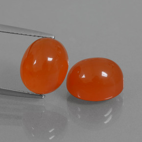 Achetez naturel ct orange cornaline gems, coupe ovale, en provenance inde chez gemselect. en stock, livraison internationale!