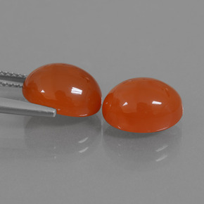 Achetez naturel 8,54ct orange cornaline gems, coupe ovale, en provenance inde chez gemselect. en stock, livraison internationale!