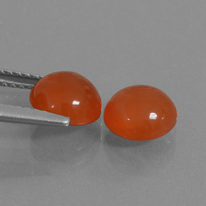 Achetez naturel ct orange cornaline gems, coupe roude, en provenance inde chez gemselect. en stock, livraison internationale!
