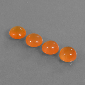 Achetez naturel ct orange cornaline gems, coupe roude, en provenance inde chez gemselect. en stock, livraison internationale!