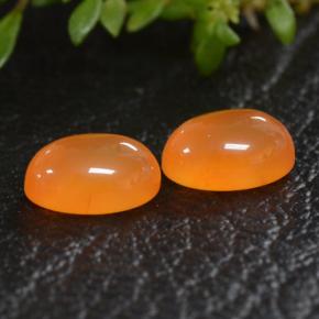 Achetez naturel 1.94ct Orange rougeâtre Cornaline gems, Coupe ovale, En provenance Inde chez GemSelect. En stock, livraison internationale!