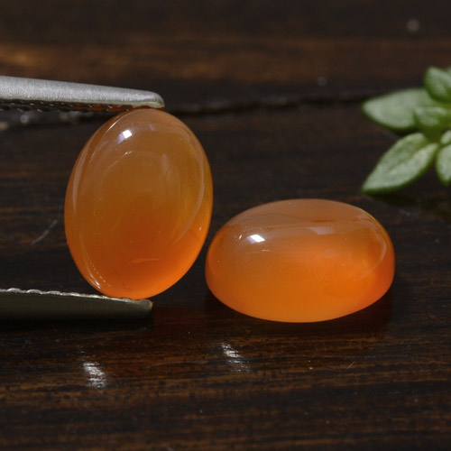 Achetez naturel 3,08ct orange cornaline gems, coupe ovale, en provenance inde chez gemselect. en stock, livraison internationale!