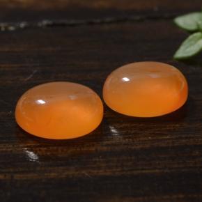 Achetez naturel 3,08ct orange cornaline gems, coupe ovale, en provenance inde chez gemselect. en stock, livraison internationale!