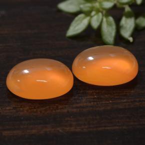 Achetez naturel 2,39ct orange cornaline gems, coupe ovale, en provenance inde chez gemselect. en stock, livraison internationale!