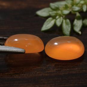 Achetez naturel 2,39ct orange cornaline gems, coupe ovale, en provenance inde chez gemselect. en stock, livraison internationale!