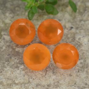 Achetez naturel 1.83ct Orange moyen Cornaline gems, Coupe roude, En provenance Inde chez GemSelect. En stock, livraison internationale!