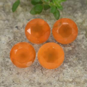 Achetez naturel 1.83ct Orange moyen Cornaline gems, Coupe roude, En provenance Inde chez GemSelect. En stock, livraison internationale!