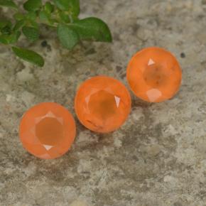 Achetez naturel 1,15ct orange cornaline gems, coupe roude, en provenance inde chez gemselect. en stock, livraison internationale!