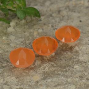 Achetez naturel 1,15ct orange cornaline gems, coupe roude, en provenance inde chez gemselect. en stock, livraison internationale!