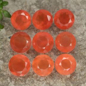 Achetez naturel 3,91ct orange cornaline gems, coupe roude, en provenance inde chez gemselect. en stock, livraison internationale!