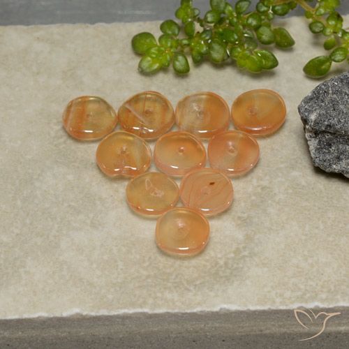 4.91ctw Naturel Orange rougeâtre Cornaline, Fantaisie, Translucide