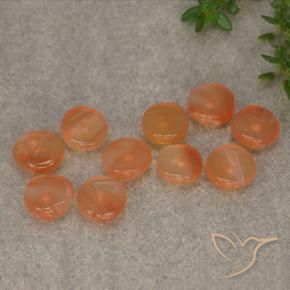 Achetez naturel 6.11ct Orange abricot chaud Cornaline gems, Forme fantaisie, En provenance Inde chez GemSelect. En stock, livraison internationale!