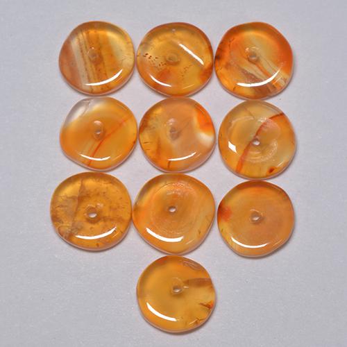 Achetez naturel 5.83ct Orange moyen Cornaline gems, Forme fantaisie, En provenance Inde chez GemSelect. En stock, livraison internationale!