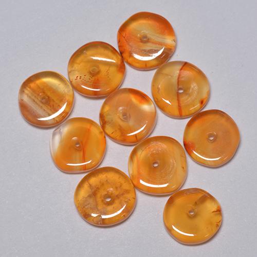 Achetez naturel 5.83ct Orange moyen Cornaline gems, Forme fantaisie, En provenance Inde chez GemSelect. En stock, livraison internationale!