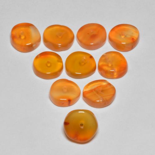 Achetez naturel 7.77ct Abricot orange Cornaline gems, Forme fantaisie, En provenance Inde chez GemSelect. En stock, livraison internationale!