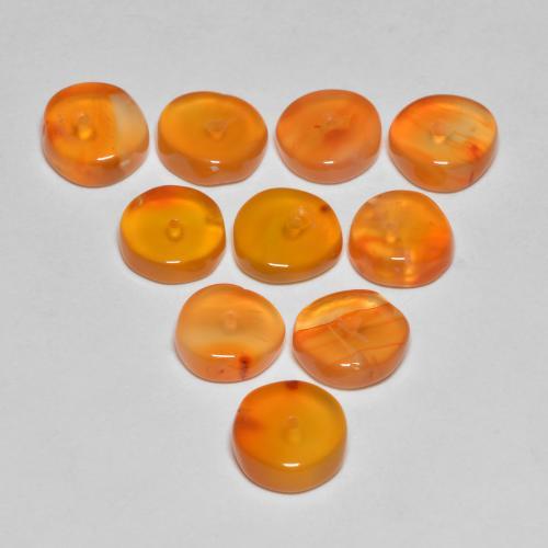 Achetez naturel 7.77ct Abricot orange Cornaline gems, Forme fantaisie, En provenance Inde chez GemSelect. En stock, livraison internationale!
