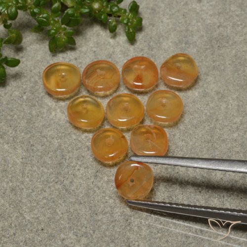 Shop natural 4.06ct Abricot orange Cornaline gems, Fantaisie, from Inde at GemSelect. In stock, global shipping!
