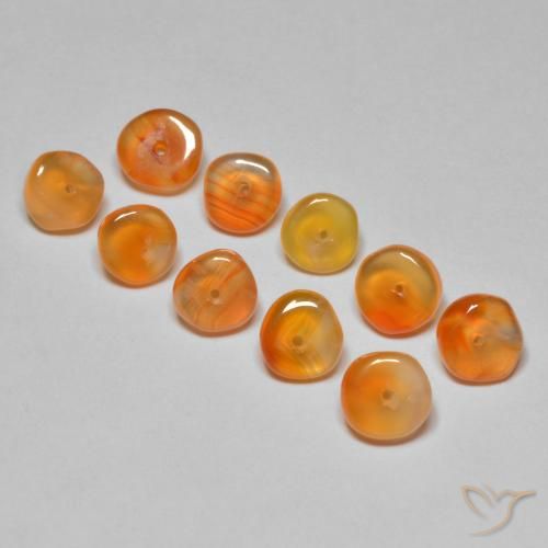 Achetez naturel 5,07ct orange cornaline gems, forme fantaisie, en provenance inde chez gemselect. en stock, livraison internationale!