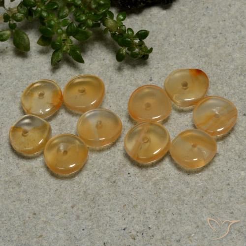 Achetez naturel 3.41ct Orange vif Cornaline gems, Forme fantaisie, En provenance Inde chez GemSelect. En stock, livraison internationale!