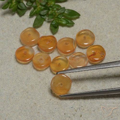 Achetez naturel 4,47ct doré cornaline gems, forme fantaisie, en provenance inde chez gemselect. en stock, livraison internationale!