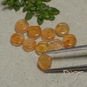 Achetez naturel 4,47ct doré cornaline gems, forme fantaisie, en provenance inde chez gemselect. en stock, livraison internationale!