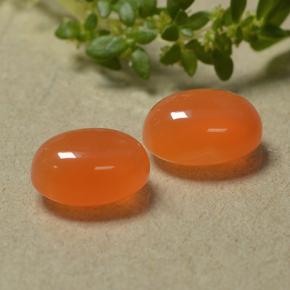 Achetez naturel 2.93ct Orange Cornaline gems, Coupe ovale, En provenance Inde chez GemSelect. En stock, livraison internationale!
