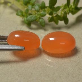 Achetez naturel 2.93ct Orange Cornaline gems, Coupe ovale, En provenance Inde chez GemSelect. En stock, livraison internationale!