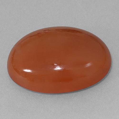 Cornaline Rouge feu naturelle Coupe ovale, 27.77 ct, Translucide