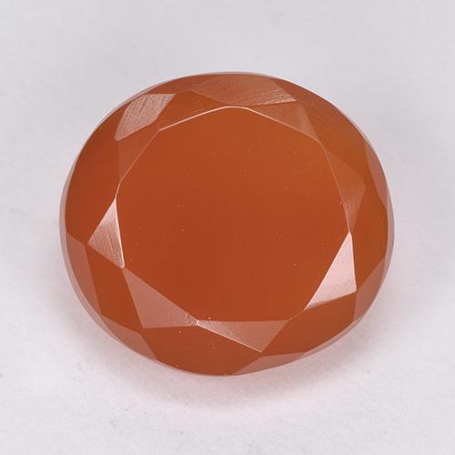 Cornaline Rouge léger naturelle Coupe ovale, 7.55 ct, Translucide