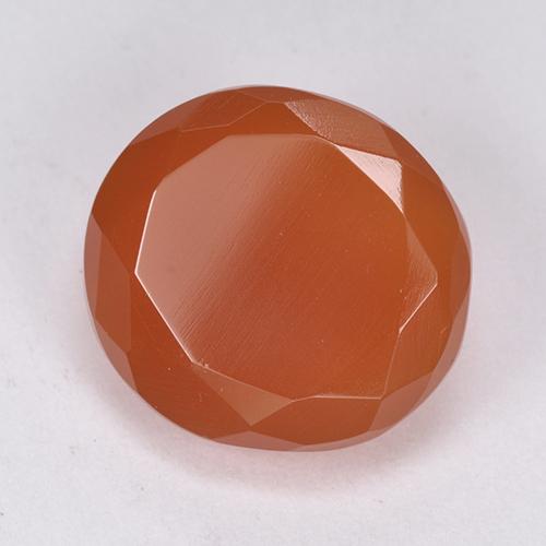Cornaline Rouge léger naturelle Coupe ovale, 7.55 ct, Translucide