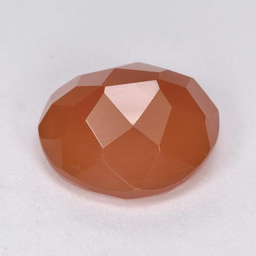 Cornaline Rouge léger naturelle Coupe ovale, 7.55 ct, Translucide