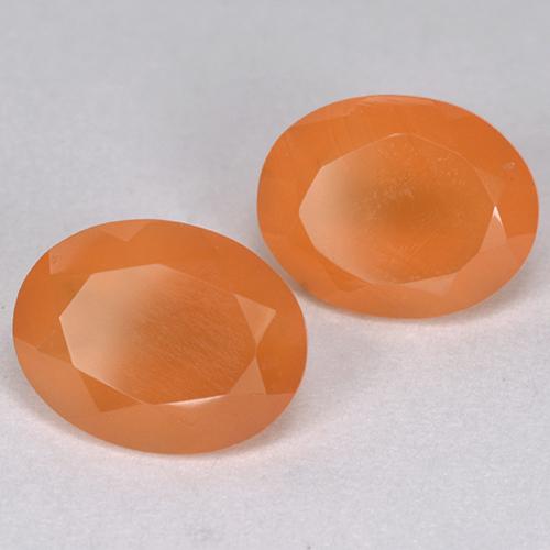 Achetez naturel 3,57ct orange cornaline gems, coupe ovale, en provenance inde chez gemselect. en stock, livraison internationale!