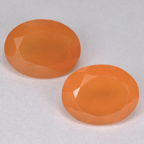 Achetez naturel 3,57ct orange cornaline gems, coupe ovale, en provenance inde chez gemselect. en stock, livraison internationale!