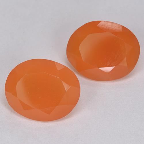 Achetez naturel 6.02ct Orange intense Cornaline gems, Coupe ovale, En provenance Inde chez GemSelect. En stock, livraison internationale!